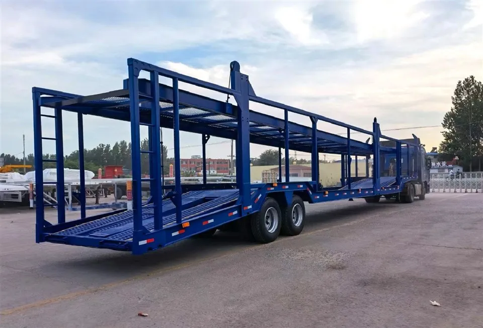 Car Transporter Truck Heavy Trailer