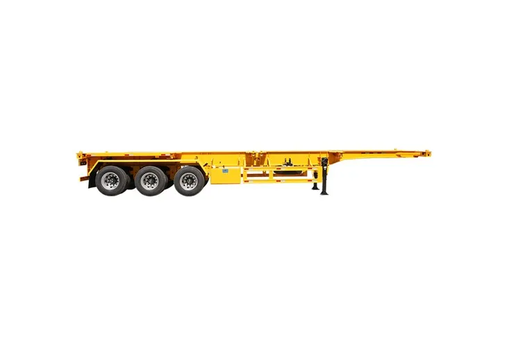 Container Skeletal Semi Trailer Til salgs
